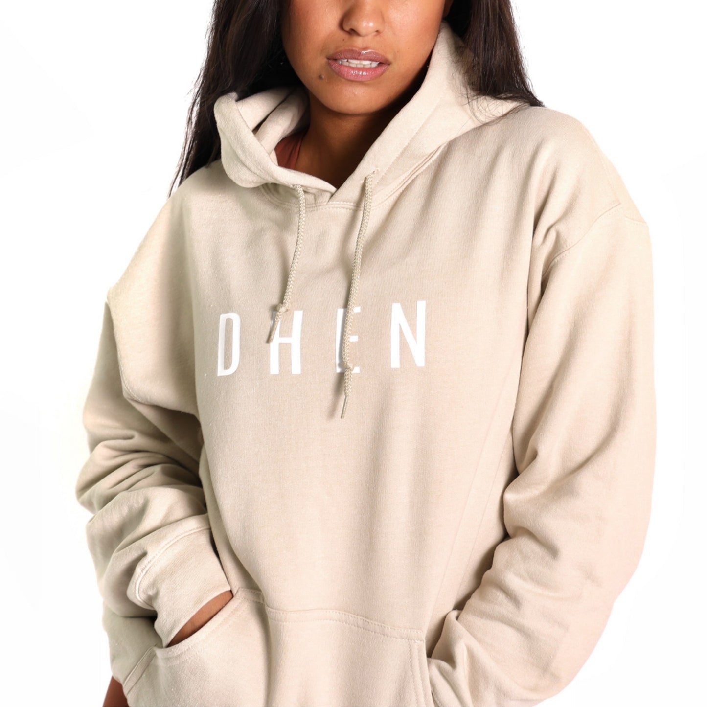 Tan Pull Over Hoodie