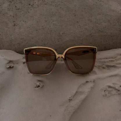 Brown Sunglasses Cat Eye